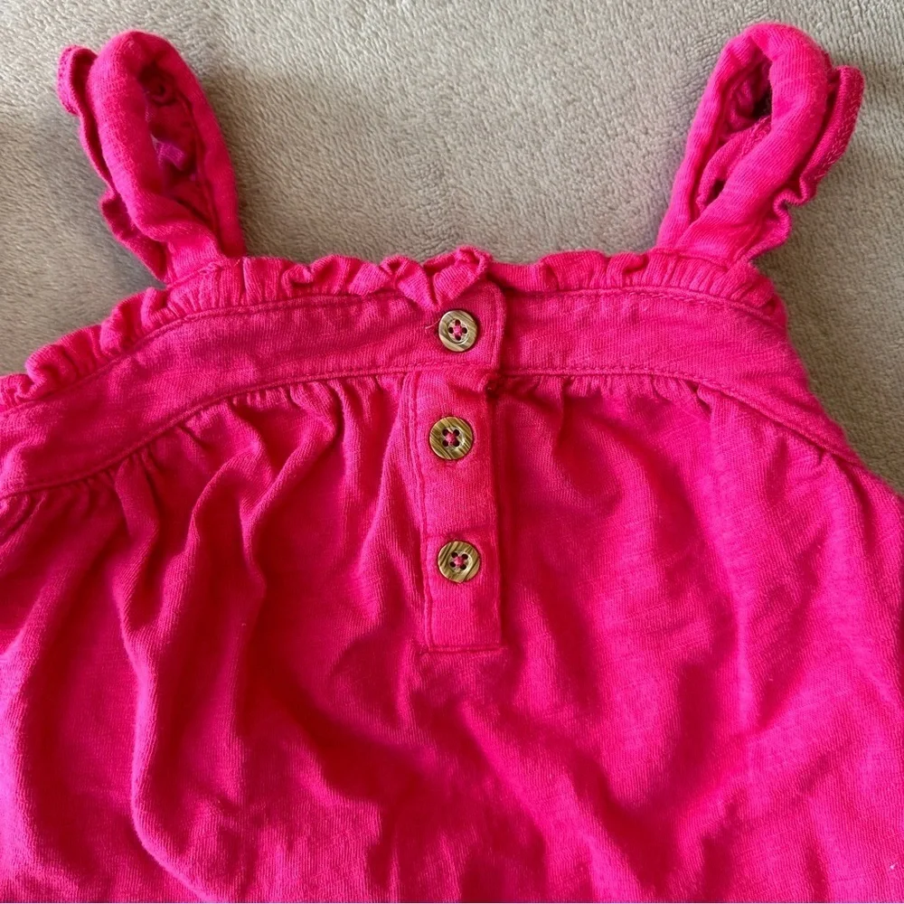 EUC Carter’s 3pc Baby Girl Outfit Set, Hot Pink & Denim, 6-9 Months